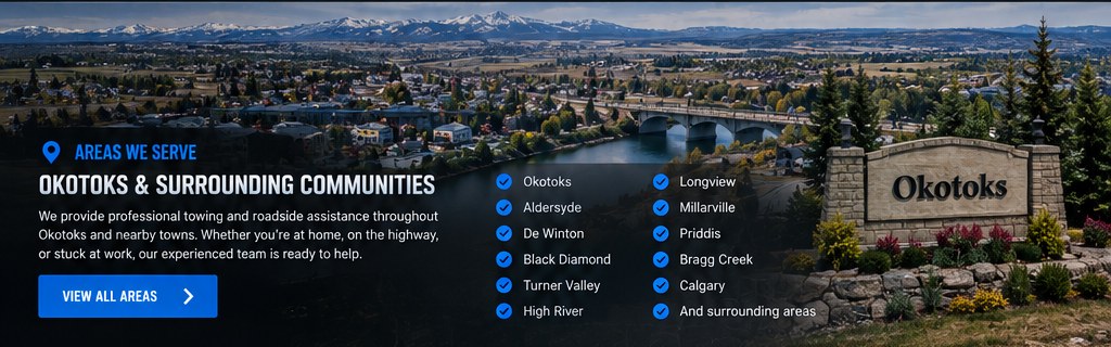 Okotoks Alberta service area